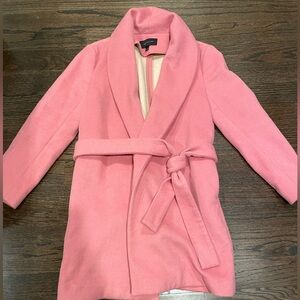 Ann Taylor Soft Pink Trench Coat